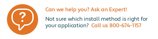 Not sure which installation method is right for your application? Check out our installation guide below or give one of our cork flooring experts a call at 800-674-1157.