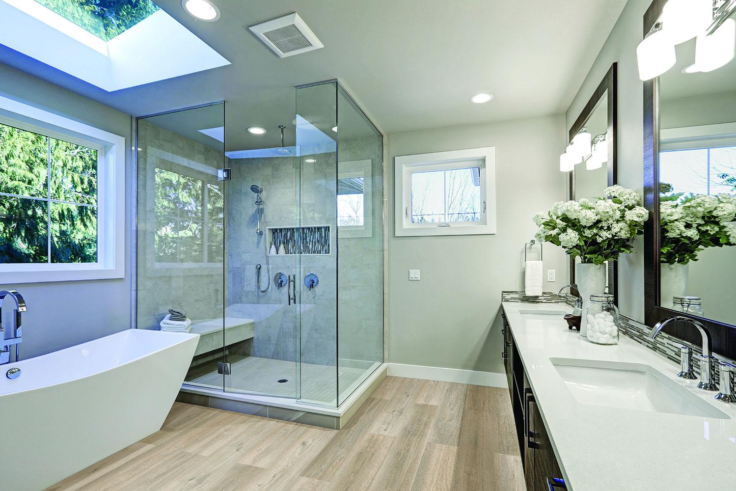 Cork discount bathroom flooring